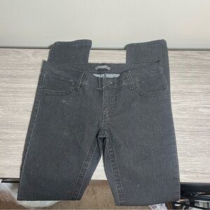 Jaki London Washed Black Gray Skinny Low Rise Jeans Pants 12